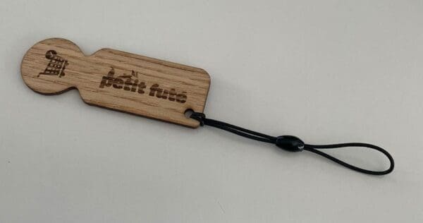NFC Einkaufswagenlöser "Shoppy" aus Holz