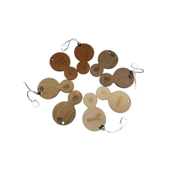 NFC Einkaufswagenlöser "Shoppy" aus Holz