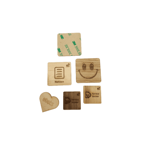 NFC Holzsticker
