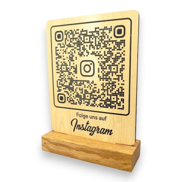 NFC QR Code Aufsteller Touch & Scan Basic
