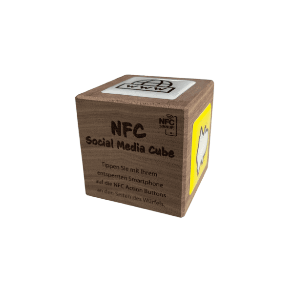NFC Social Media Cube