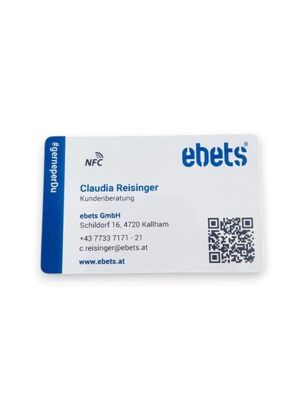 NFC Visitenkarte PVC