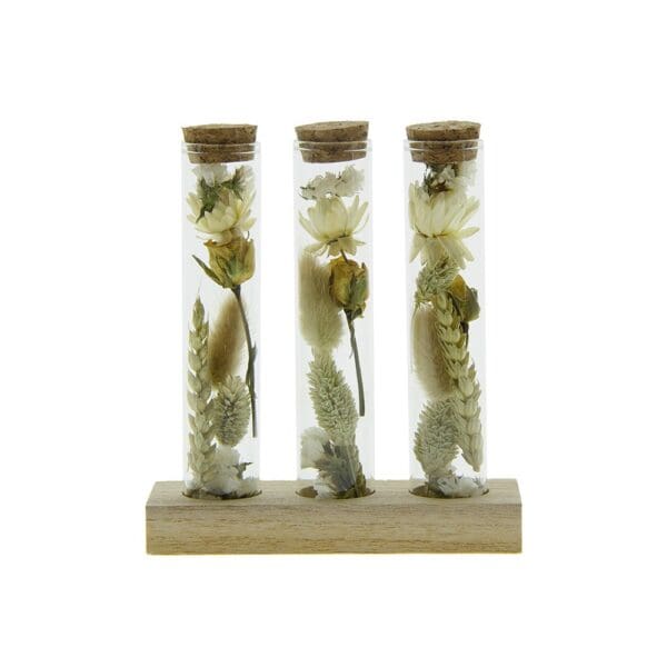 Dried Flowers - Trio tube & wood