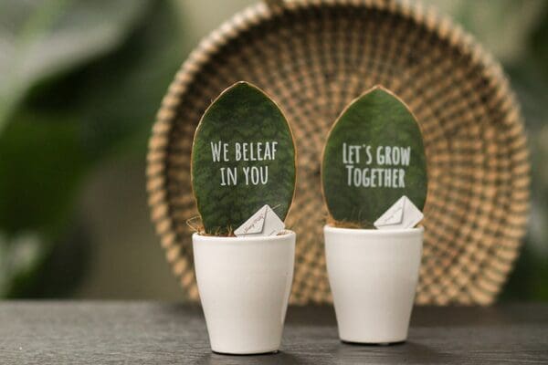 Message Printz® - Baby leaf in Geschenkbox
