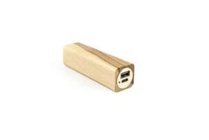 Mini-Powerbank Holz - Recycelt