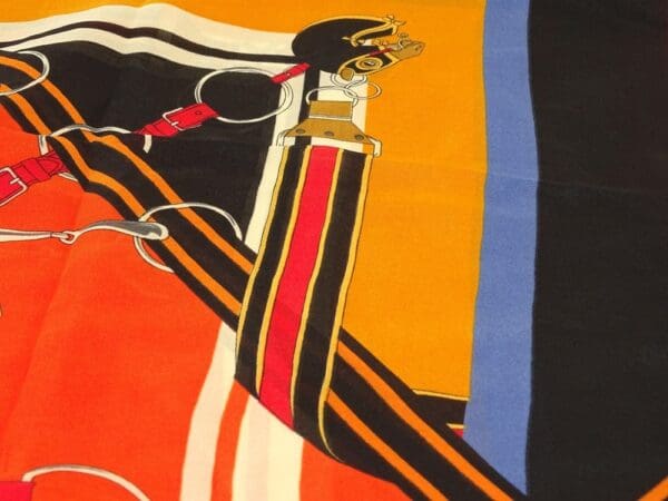 Elegante Damen Schals Pashmina Schals mit Reiter Design für Freizeit Abendkleid Hochzeit Freizeit – 100% Mikrofaser - 90 x 180 - Orange