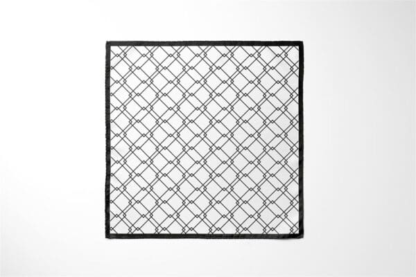 Halstücher aus 100% Mikrofaser Idealgröße 60 x 60 für Corporate Look - Schwarz weiß
