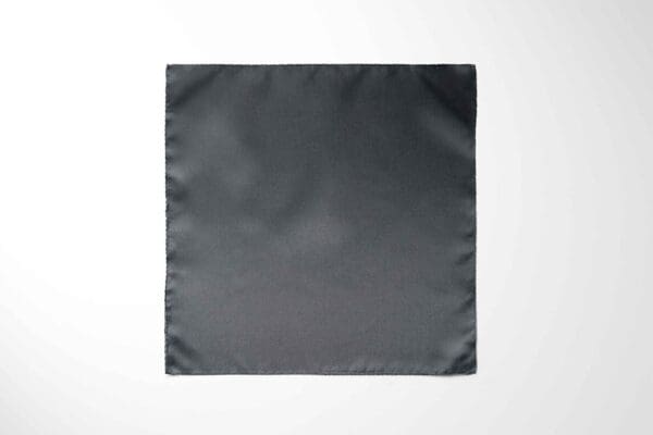 Herren Einstecktuch aus Satin - Einstecktuch uni Einstecktücher in Größe 30 x 30 cm - 100% Mikrofaser - anthrazit