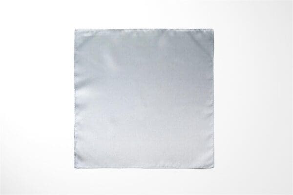Herren Einstecktuch aus Satin - Einstecktuch uni Einstecktücher in Größe 30 x 30 cm - 100% Mikrofaser - hellgrau