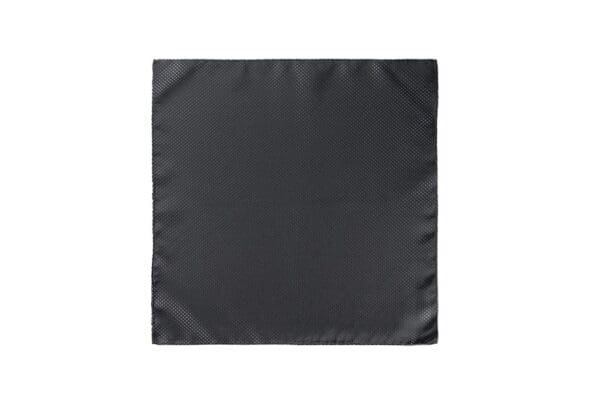 Herren Einstecktuch mit Karo Design , Einstecktücher in Größe 30 x 30 - 100% Mikrofaser - anthrazit