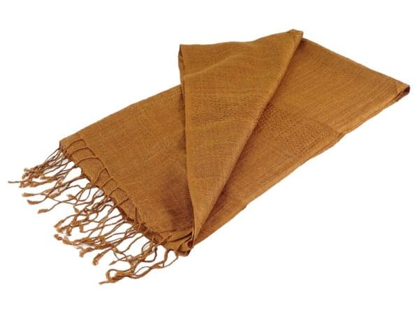 Pashmina Schal Damen, Kaschmir Feeling - Stolen Schultertuch für Frauen, Größe:  70 x 180 cm - orange Kupfer