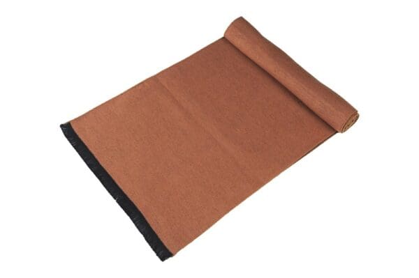 Winterschal unisex aus 100% gebrushter Seide, Seidenschal für Damen und Herren - Schal für Herbst und Winter - Größe 30 x 180 cm - Beige Braun
