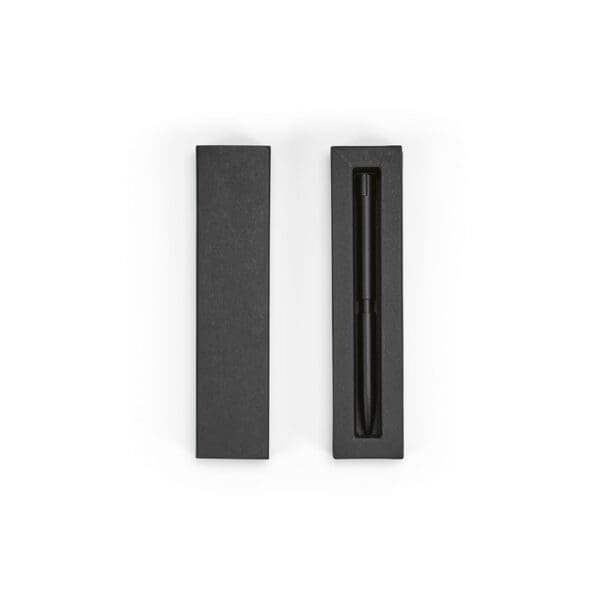 Borges Kugelschreiber recy. Aluminium Schwarz Mine