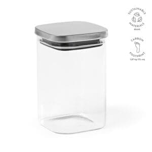 Delacroix 1200 Vorratsbehälter Borosilikat Glas 1270 ml