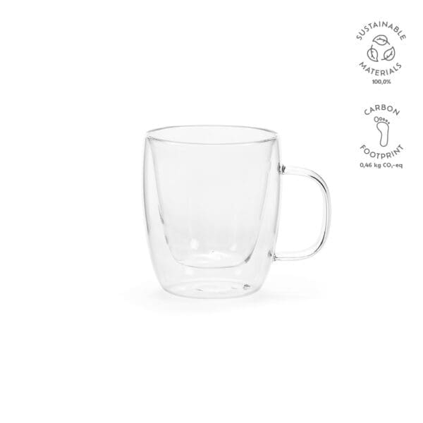 Tasse Elbe 220 Borosilikat Glas 250 ml