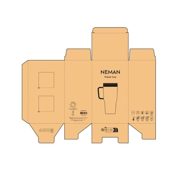 Tasse Neman recy. Edelstahl 580 ml