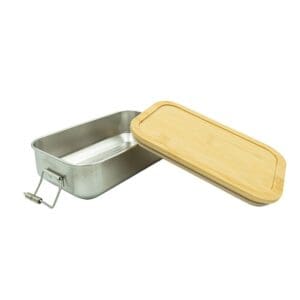 Lunchbox aus Edelstahl ( 17.5 x 10.5 x 5 cm )