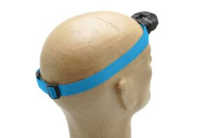 Elastisches Band 2,5cm für Stirnlampe 3W 'Sirius', blau