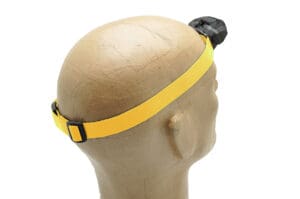 Elastisches Band 2,5cm für Stirnlampe 3W 'Sirius', grün