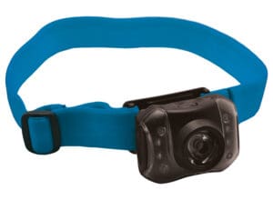 Elastisches Band für Stirnlampe 'Orkanger', blau