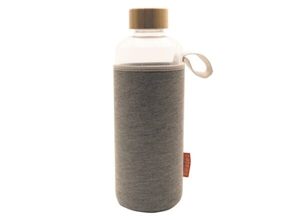Glasflasche 'Reisui', 1L, Neoprenhülle
