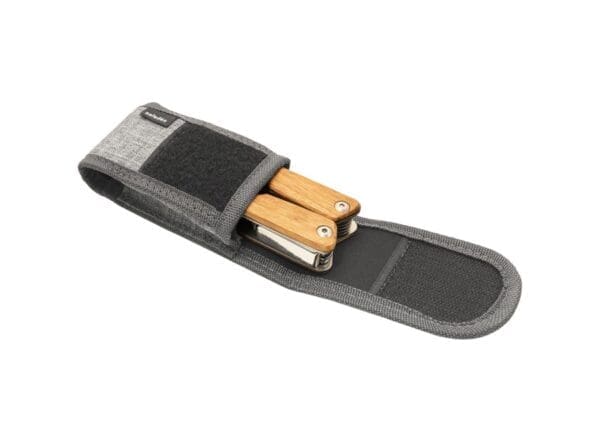 Gürteletui aus Nylon für Zange 'Slim', Grau meliert