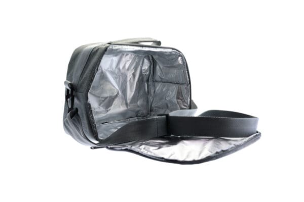 Isolierte Bento-Tasche 'Matsue', meliertes Grau RPET