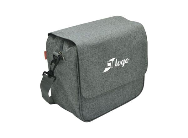 Isotherme Bento-Lunchbag 'Hakone', aus RPET, grau meliert