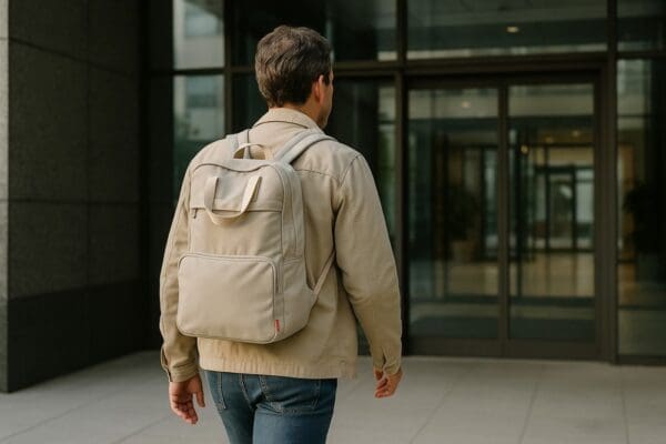 Rucksack Faltbarer 'Cordoba', Polycotton beige
