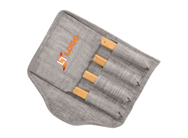 Set mit 4 Tafelmessern 'Shokki', Bambus