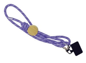 Smartphone-Lanyard 'Madrid', blau RPET