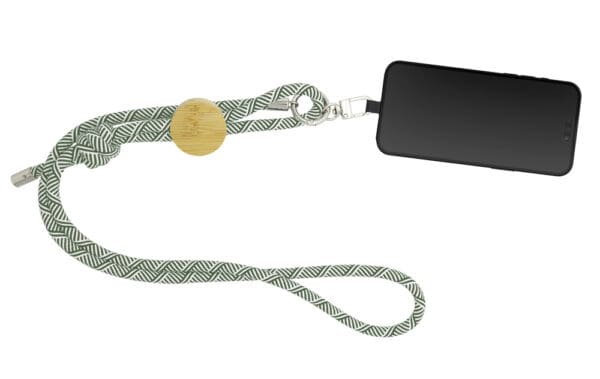 Smartphone-Lanyard 'Madrid', kaki RPET