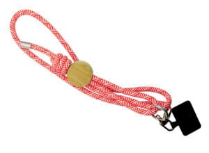Smartphone-Lanyard 'Madrid', rot RPET