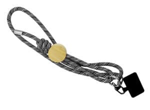 Smartphone-Lanyard 'Madrid', schwarz RPET