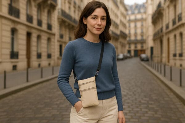 Täschchen 'Toledo', Polycotton beige