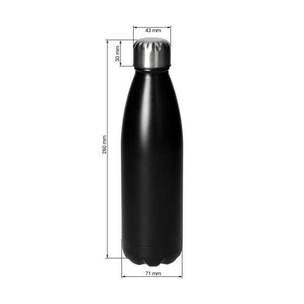 Edelstahlflasche "Colare", 0,70 l, einwandig