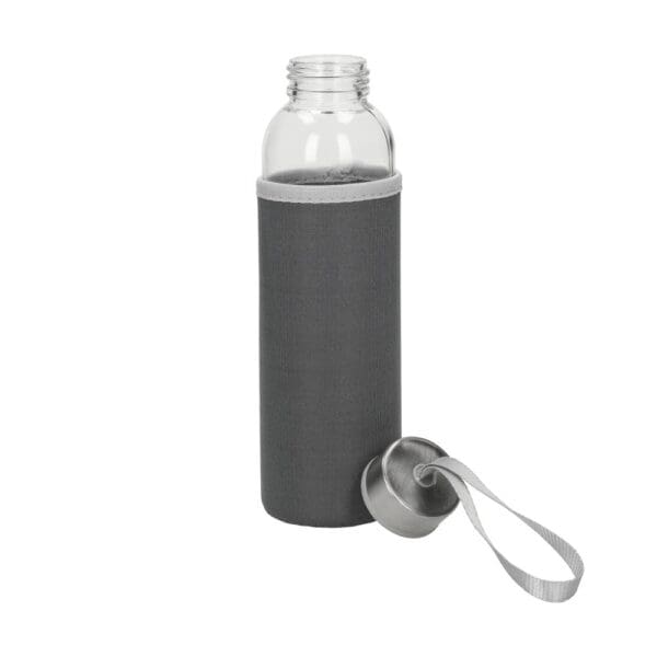 Glasflasche mit Hülle "Pure", 0,5l