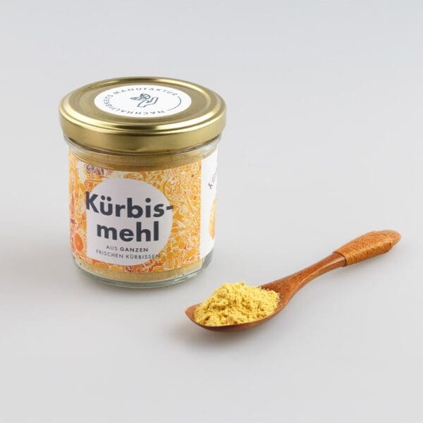 Kürbismehl 60 g im Glas