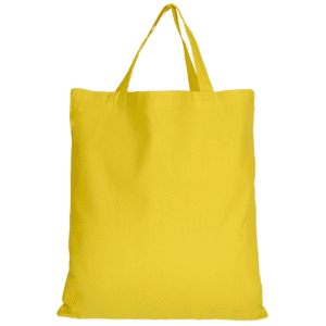 Baumwolltasche - OEKO-TEX®, ca. 140 g/m², mit zwei kurzen Henkeln