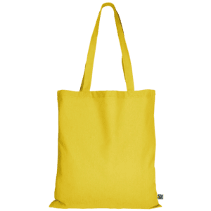 Tasche aus Fairtrade-zertifizierter Baumwolle mit zwei kurzen Henkeln, ca. 140 g/m²