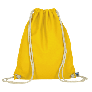 Turnbeutel aus Fairtrade-zertifizierter Baumwolle, ca. 140 g/m²