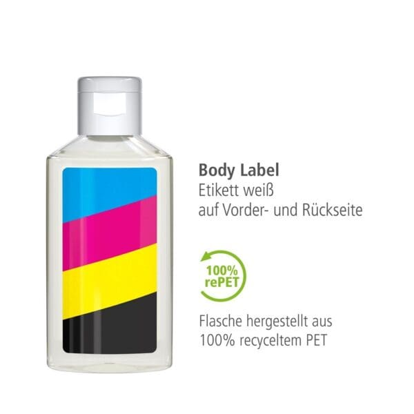 Duschgel Rosmarin-Ingwer, 50 ml, Body Label (R-PET)