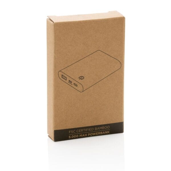 Bambus-Powerbank 5.000mAh