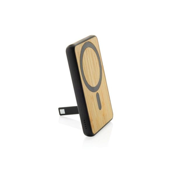 Bambus-Powerbank Zen 5000mAh 5W magnetisch aus RCS rPlastik