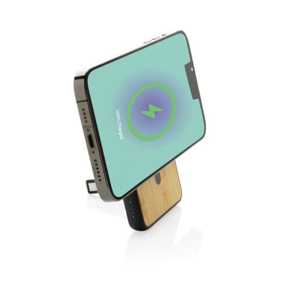 Bambus-Powerbank Zen 5000mAh 5W magnetisch aus RCS rPlastik