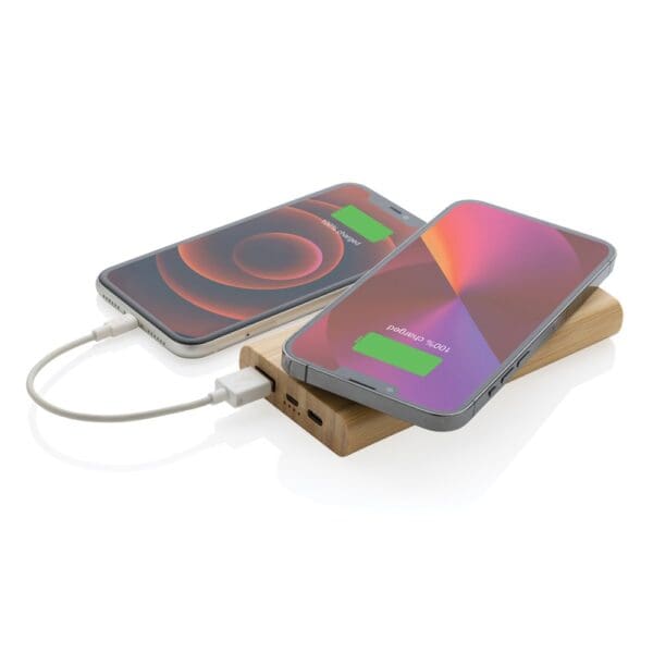 Bambus-Wireless-Powerbank 8.000mAh