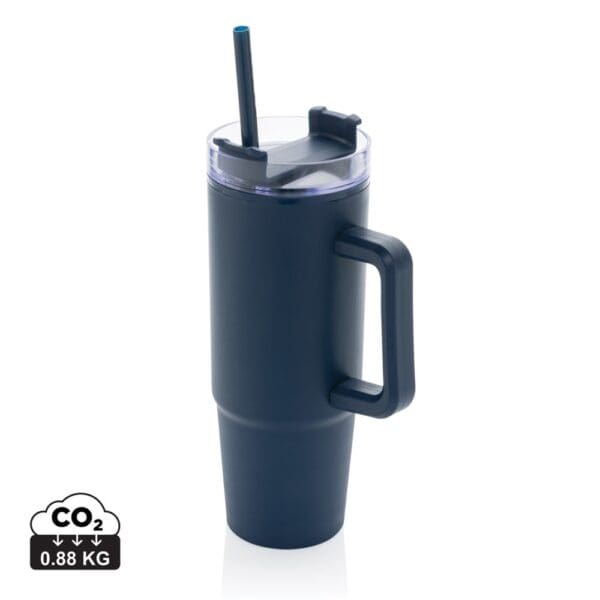 Becher Tana aus RCS recyceltem Kunststoff mit Griff 900ml