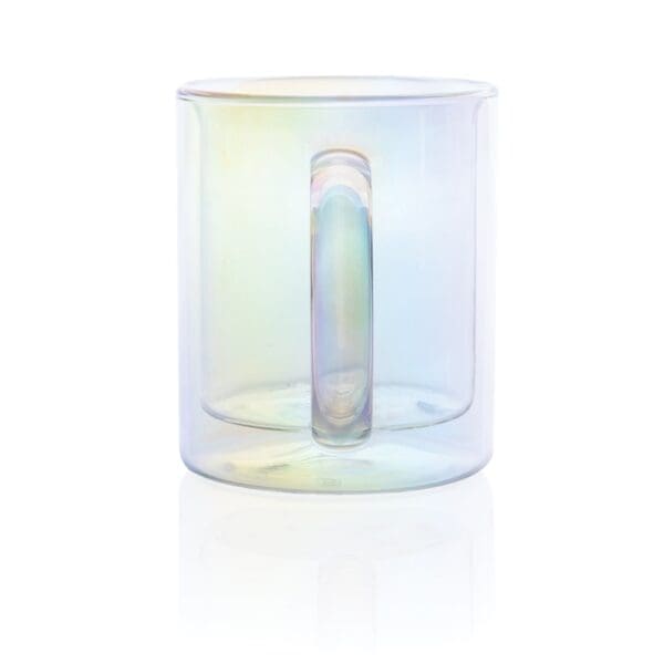 Doppelwandiger Deluxe-Becher aus galvanisiertem Glas