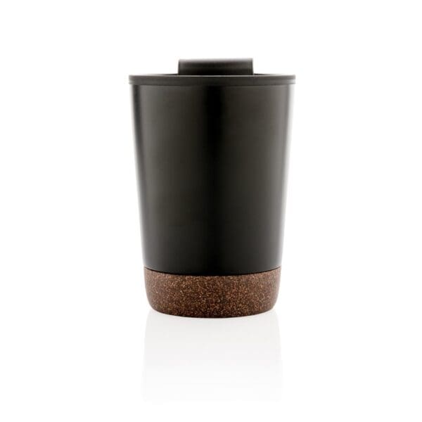 Edelstahl-Kaffeebecher GRS rPP mit Kork