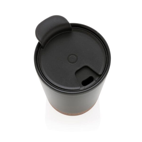 Edelstahl-Kaffeebecher GRS rPP mit Kork